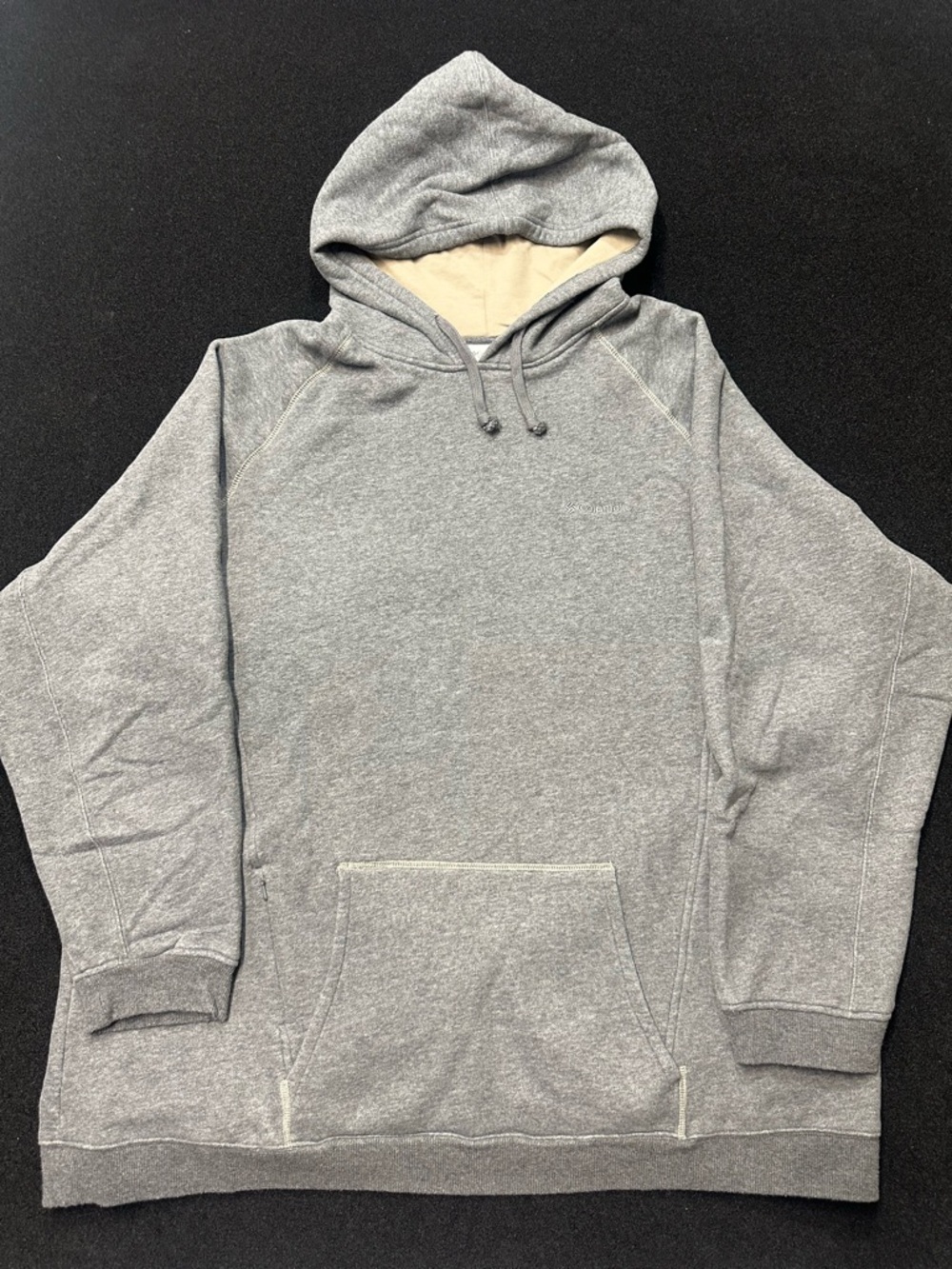 Columbia Men's Grey Pullover Hooded Sweatshirt